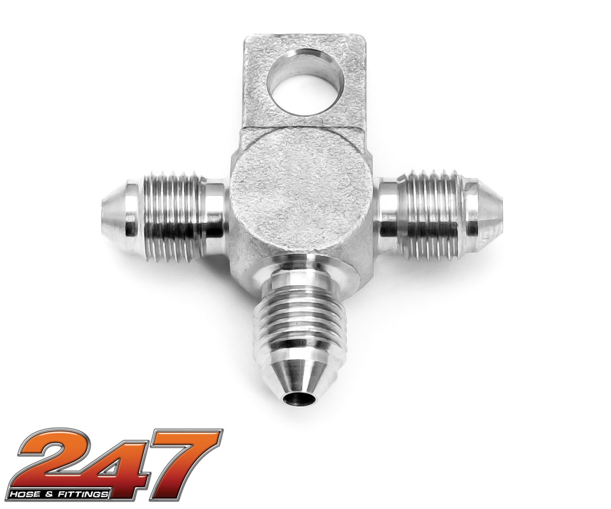 S/S Tee with Mount – Motorsport Plumbing Supplies